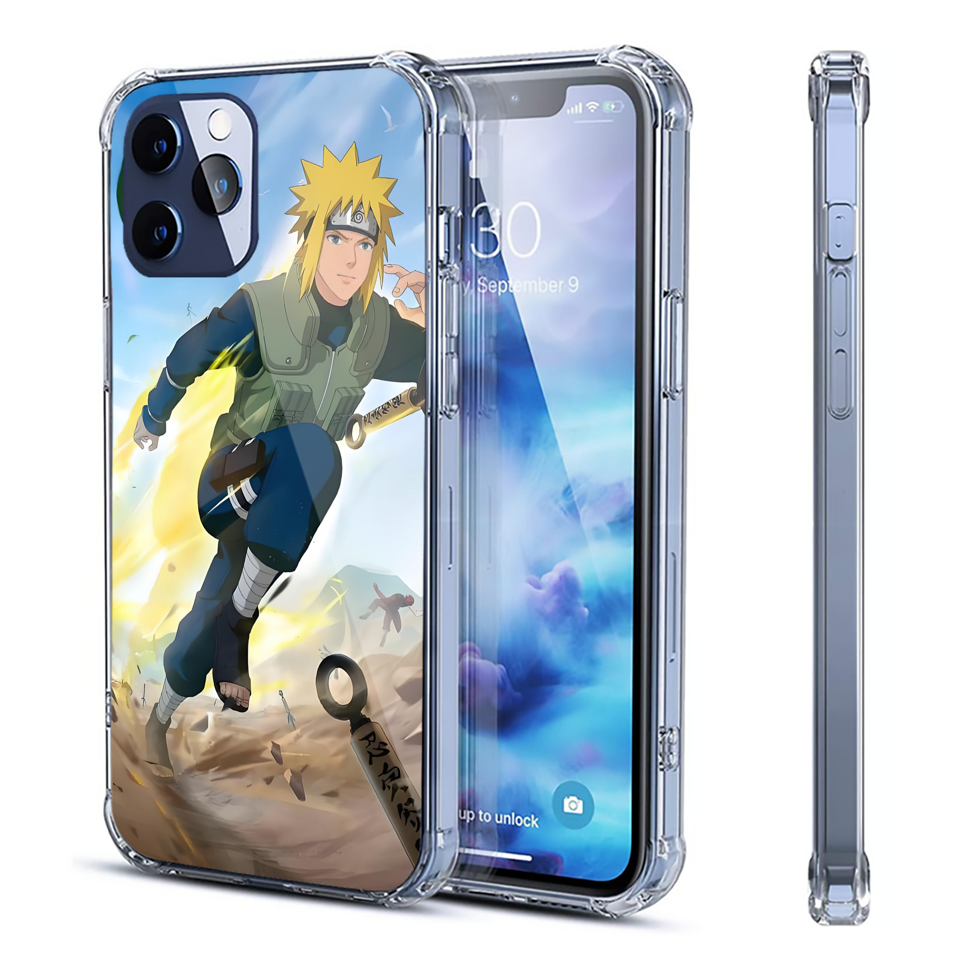 （画像用） NARUTO -ナルト- NARUTO -ナルト- 疾風伝 【iPhone 12シリーズ対応】透明スマホケース（クリアソフトケース）